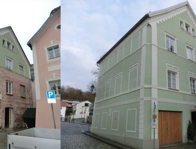 Aufnahme der Sanierung des Pustethauses in Passau