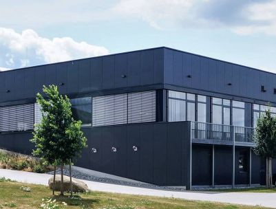 Der Neubau des Produktionsgebäudes in Hutthurm