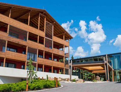 Außenbereich des Wellnesshotels Ulrichshof