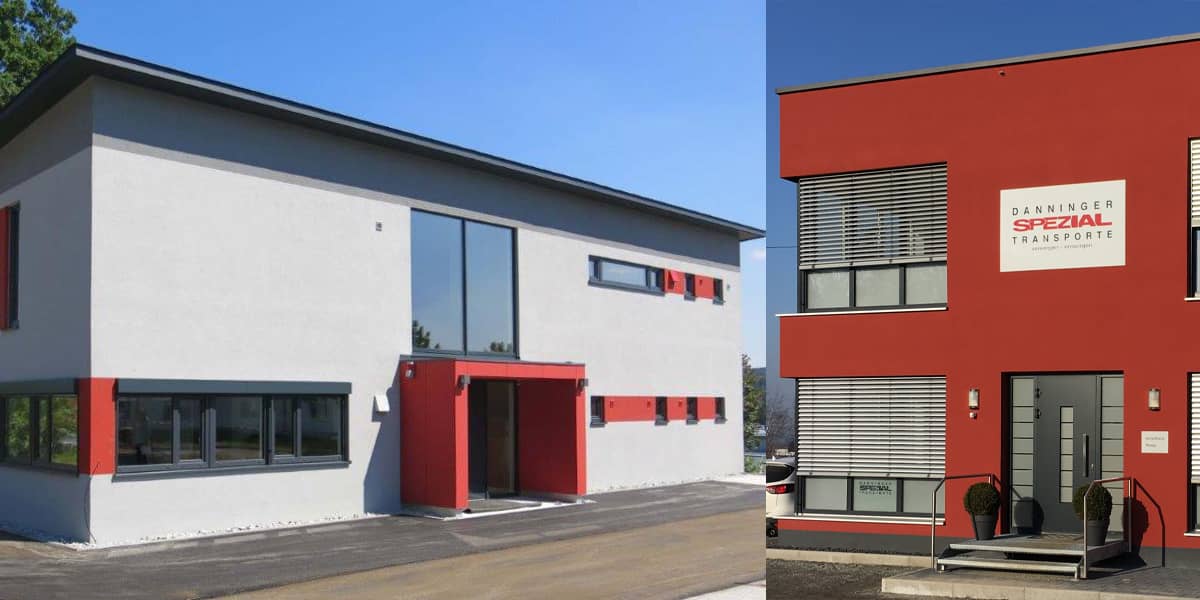 Der Neubau des Bürogebäudes