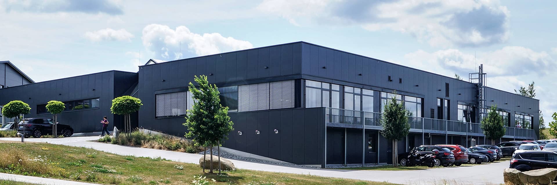 Der Neubau des Produktionsgebäudes in Hutthurm