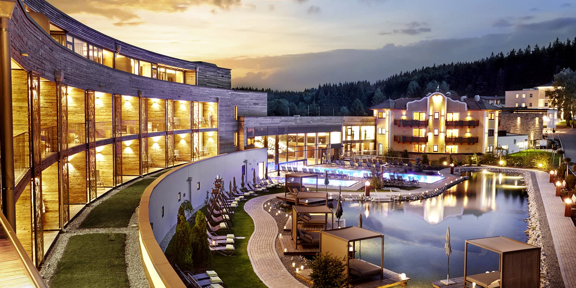 Neubau vom Hotelkomplex des Wellnesshotels Reischlhof